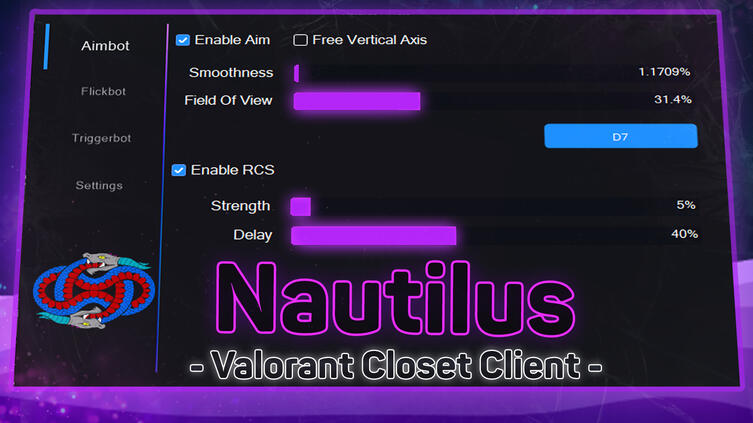 Nautilus Valorant CLOSET Cheating Client (For Specially)
